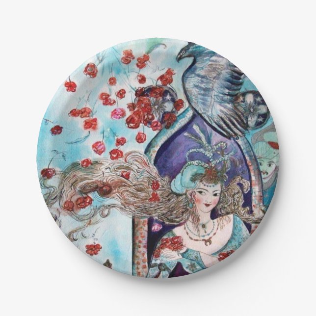 ORIENTAL FAIRY TALE PAPER PLATE (Front)