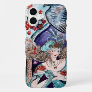 ORIENTAL FAIRY TALE,Princess ,Hawk and Red Roses iPhone 16 Plus Case