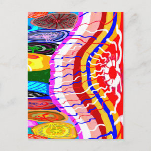 Oriental Festive Decorations Postcard