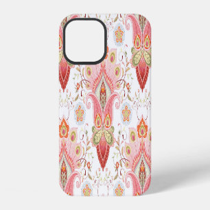 Oriental Flair: Damask Peacock Paisley iPhone 12 Case