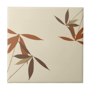 Oriental Floral Decor Tile