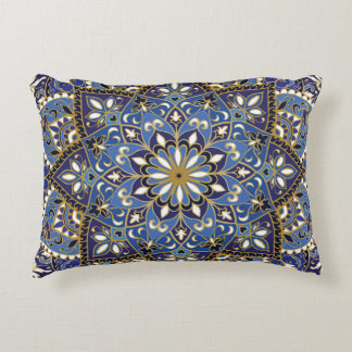 Oriental Floral: Vintage Carpet Accent Pillow