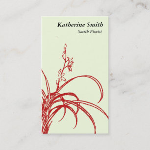 Oriental Florist Business Card