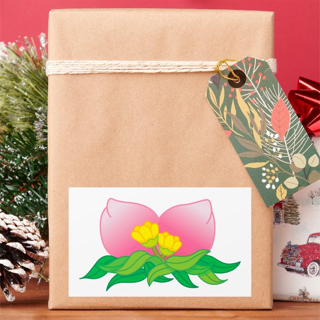 Oriental Fruit And Flowers Sticker (Creator Uploaded)