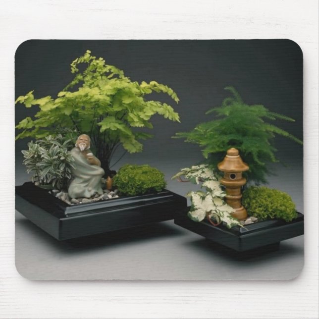 Oriental Gardens by tdgallery Mouse Pad (Front)