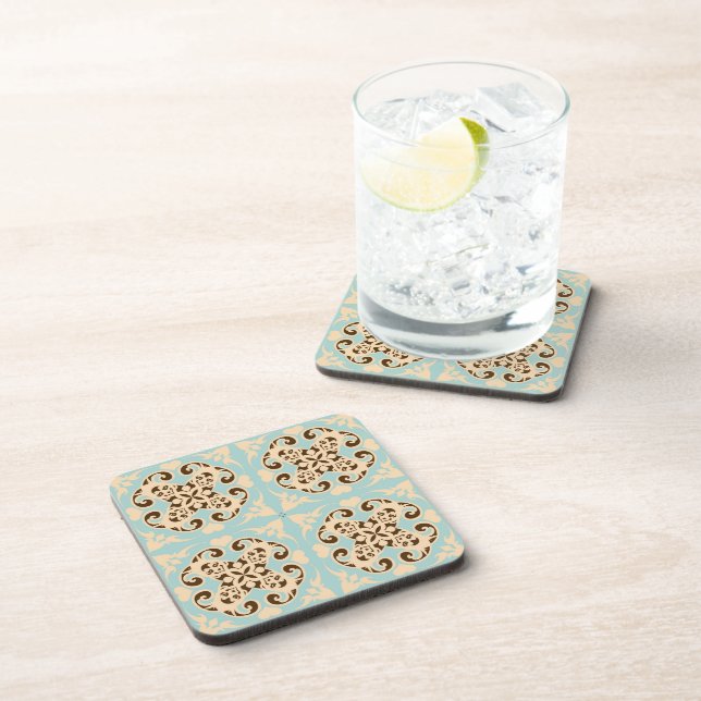 Oriental Geometric Coasters (Right Side)