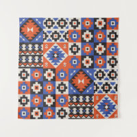 Oriental geometric seamless pattern. Ethnic design