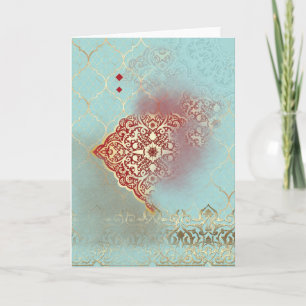 Oriental Glow - Greeting Card