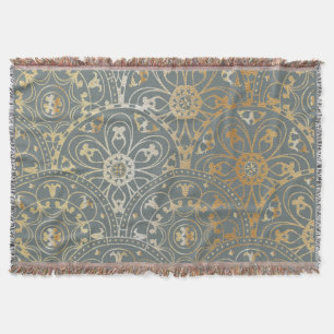 Oriental Golden Pattern - Blanket