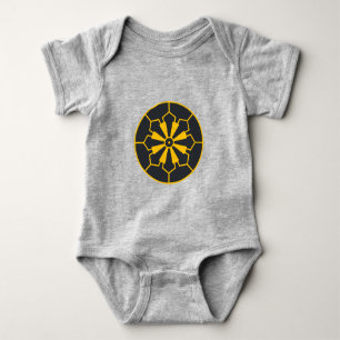 Oriental Grey Japan Sanja Matsuri Komagata Mon Baby Bodysuit