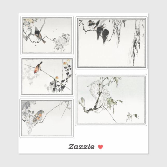 Oriental Ink Birds (Sheet)