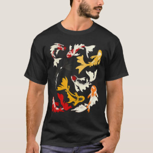 Oriental Koi Goldfish Ranchu Fish Graphic T-Shirt