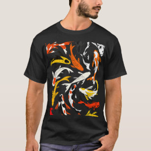 Oriental Koi Pond Design T-Shirt