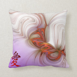 Oriental Love Throw Pillow