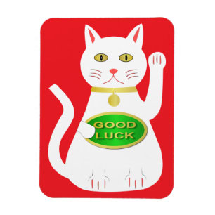 Oriental Lucky Cat Magnet
