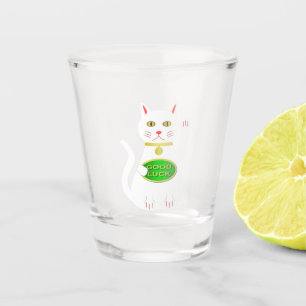 Oriental Lucky Cat Shot Glass