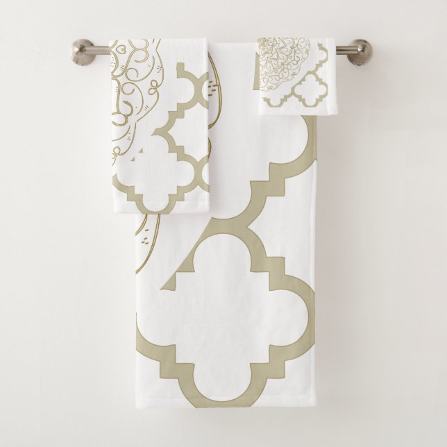 Oriental Mandala - Ensemble de serviettes de bain (En situation)