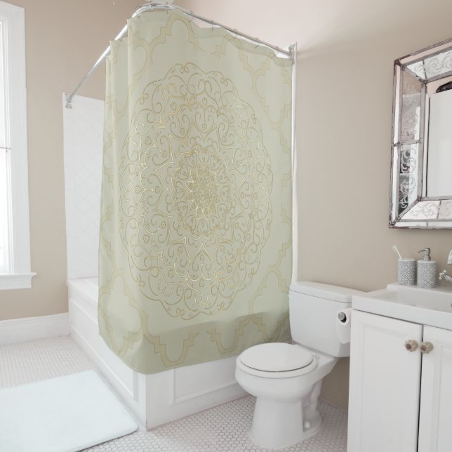 Oriental Mandala - Shower Curtain (In Situ)