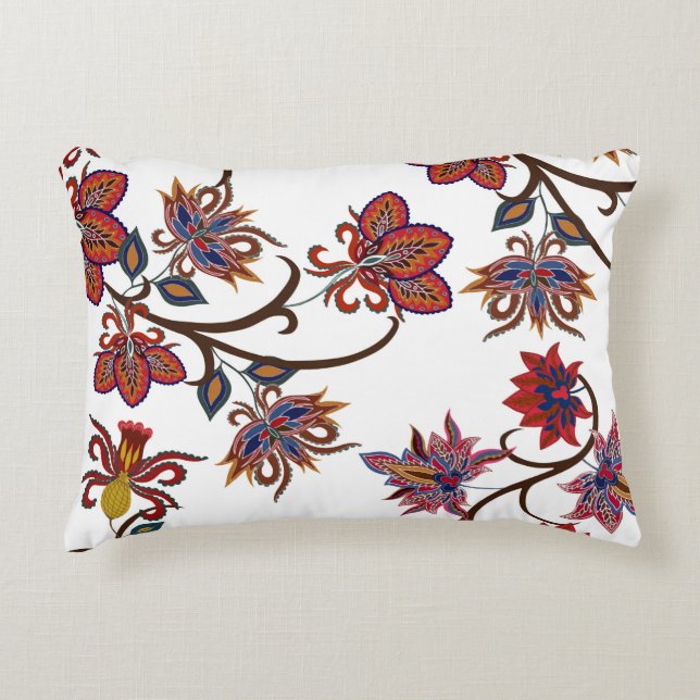 Oriental motives. Seamless pattern with beautiful  Accent Pillow (Front)