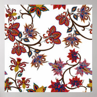 Oriental motives. Seamless pattern with beautiful 