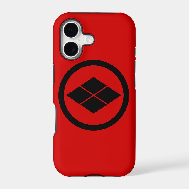 Oriental Noir Rouge Takeda Japon Mon Vector Art (Verso)