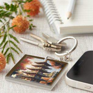 "Oriental Oasis" Keychain