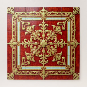 Oriental ornament Pattern Jigsaw Puzzle