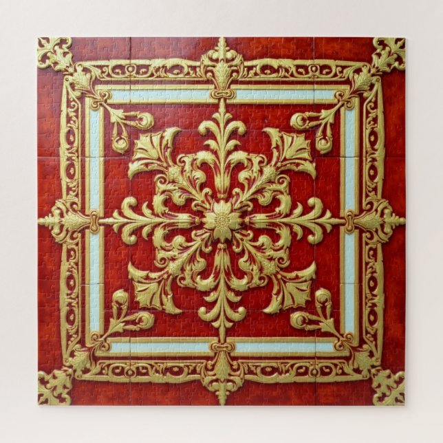 Oriental ornament Pattern Jigsaw Puzzle (Vertical)