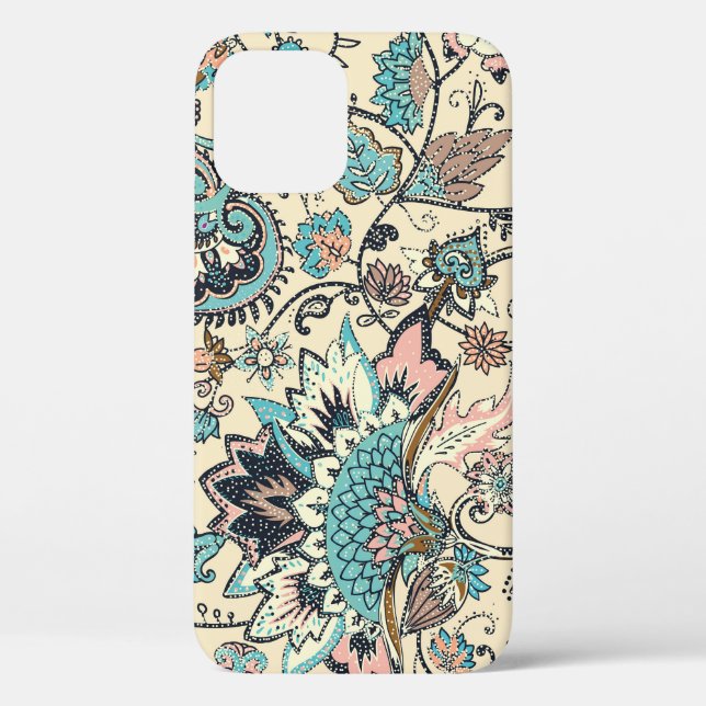 Oriental Paisley: Stylized Textile Elegance. Case-Mate iPhone Case (Back)