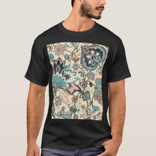 Oriental Paisley: Stylized Textile Elegance. T-Shirt