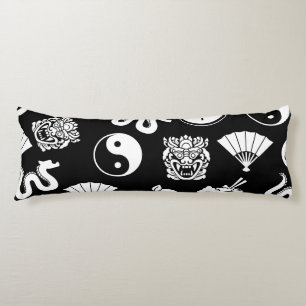 Oriental Pattern Body Pillow