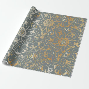 Oriental Pattern Mandala - Wrapping Paper
