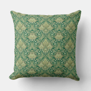 Oriental pattern throw pillow