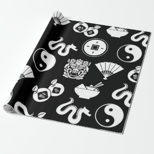 Oriental Pattern Wrapping Paper