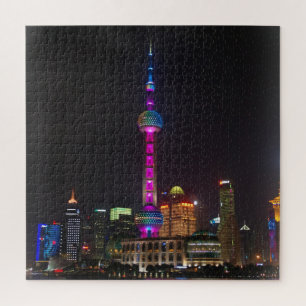 Oriental Pearl Tower - Shanghai - 20x20 - 676 pcs Jigsaw Puzzle