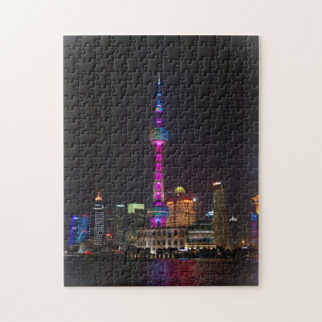 Oriental Pearl Tower - Shanghai, China Jigsaw Puzzle (Vertical)