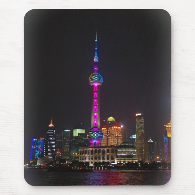 Oriental Pearl Tower - Shanghai, China - Mousepad (Front)