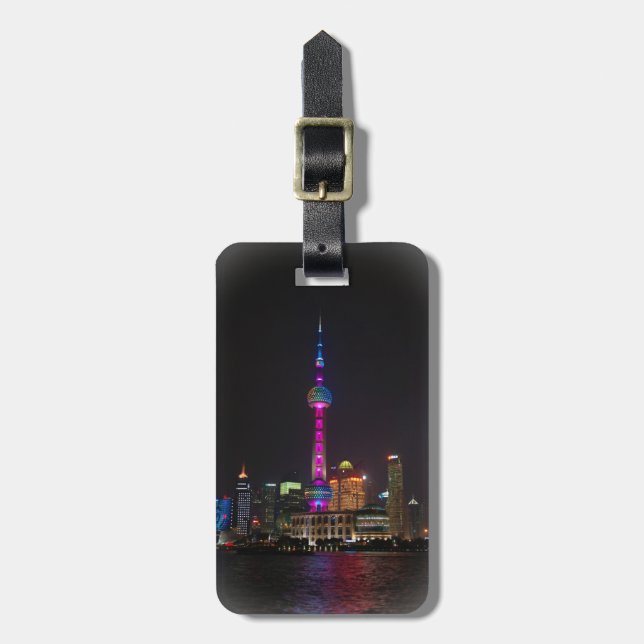 Oriental Pearl Tower - Shanghai - Luggage Tag (Front Vertical)