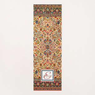 Oriental Persian Carpet Monogram- Personalized Yoga Mat