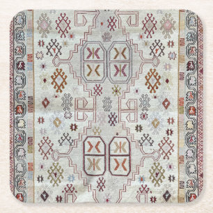 Oriental Persian Pattern Square Paper Coaster