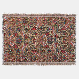 Oriental  Persian Pattern Throw Blanket
