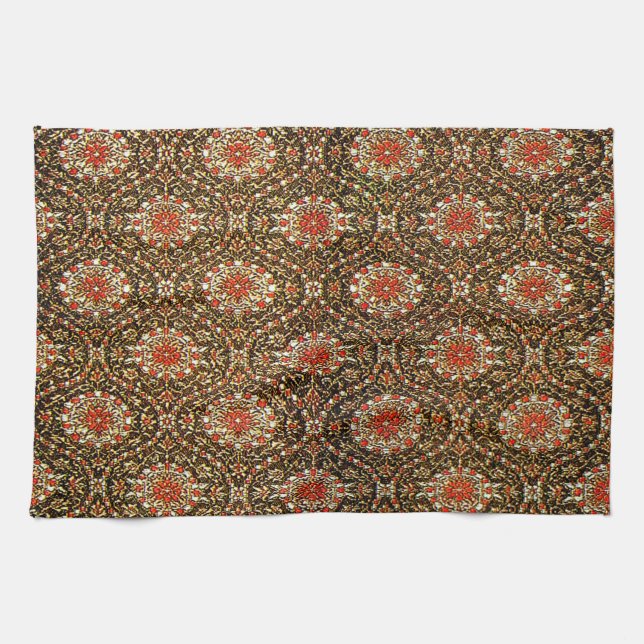 Oriental  Persian Turkish Carpet Kitchen Towel (Horizontal)
