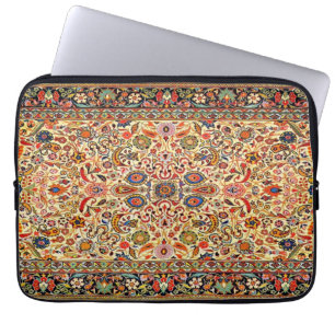 Oriental  Persian Turkish Carpet Rug Floral Laptop Sleeve