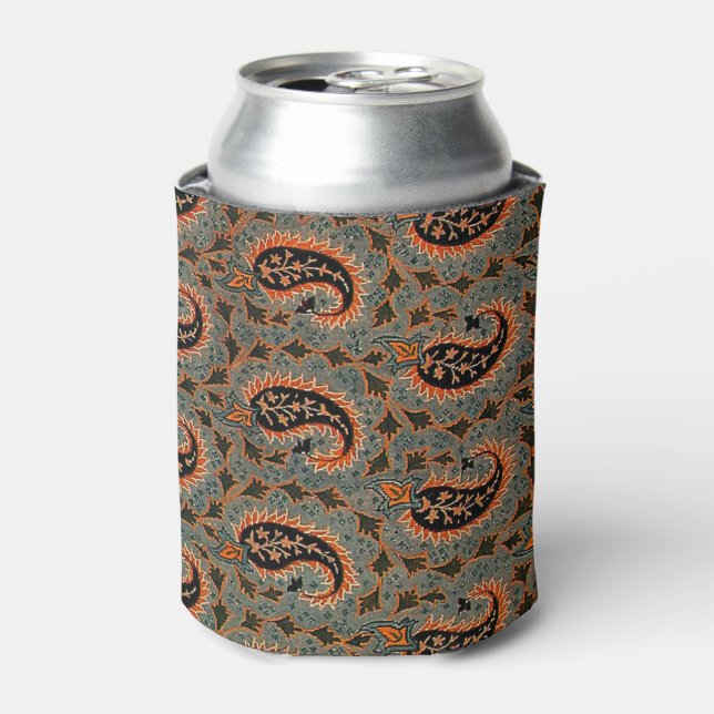 Oriental Persian , Turkish Paisley Pattern, Carpet Can Cooler (Can Front)