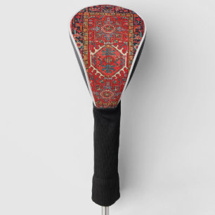 Oriental Persian , Turkish Pattern, Red Golf Head Cover