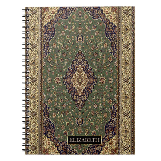 Oriental Persian Turkish Rug ,Frame Notebook (Front)