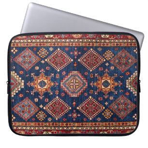 Oriental Persian Turkish Rug Pattern Laptop Sleeve