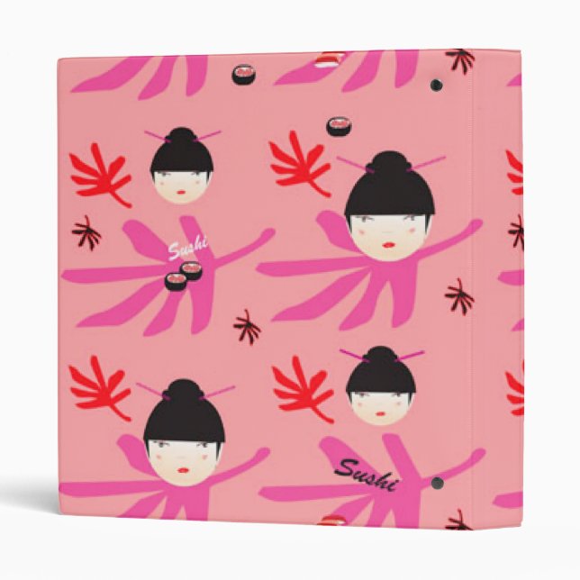 Oriental Pink Binder (Back/Spine)
