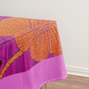 ORIENTAL Pink Golden Pattern - Tablecloth