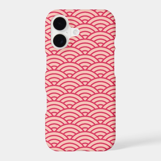 Oriental Pink Sakura Koinobori Fish Scale Pattern (Back)